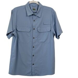 33,000ft Fishing Hiking Shirt Large Blue L